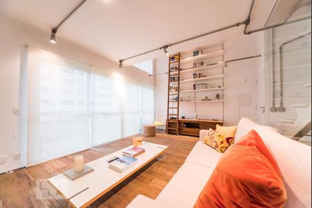 Sala de apartamento para alugar com 1 quarto, 74m² em Vila Nova Conceição, São Paulo