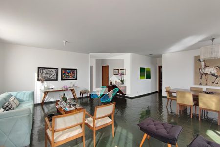 Sala de Estar de apartamento à venda com 5 quartos, 452m² em Cambuí, Campinas