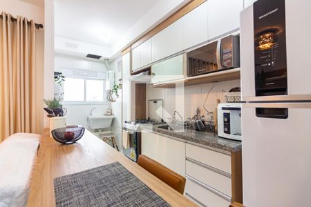 Cozinha de apartamento para alugar com 1 quarto, 41m² em Umuarama, Osasco