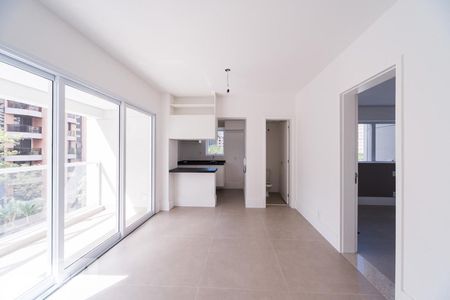 Sala de apartamento para alugar com 1 quarto, 50m² em Jardim Europa, São Paulo