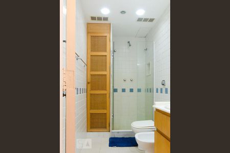 banheiro de apartamento para alugar com 3 quartos, 80m² em Jardim Botânico, Rio de Janeiro