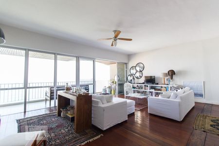 Sala de apartamento para alugar com 4 quartos, 170m² em São Conrado, Rio de Janeiro