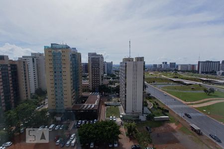 Vista do quarto  de apartamento para alugar com 1 quarto, 39m² em Asa Norte, Brasília