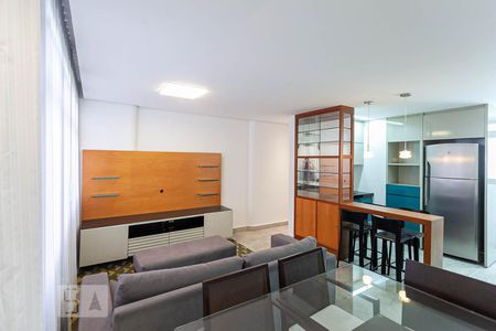 Sala de apartamento para alugar com 2 quartos, 75m² em Funcionários, Belo Horizonte