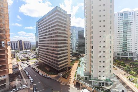 Vista da varanda de kitnet/studio para alugar com 1 quarto, 56m² em Asa Norte, Brasília