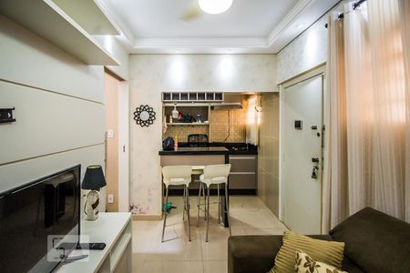 Sala de apartamento à venda com 1 quarto, 25m² em Vila Itapura, Campinas