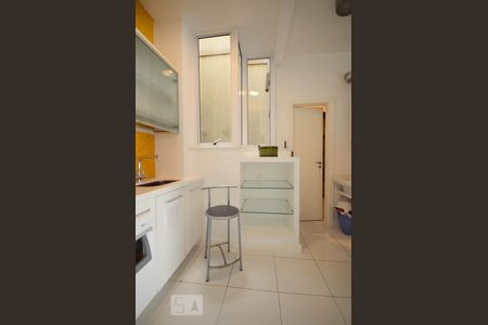 Cozinha americana de apartamento para alugar com 2 quartos, 70m² em Leblon, Rio de Janeiro