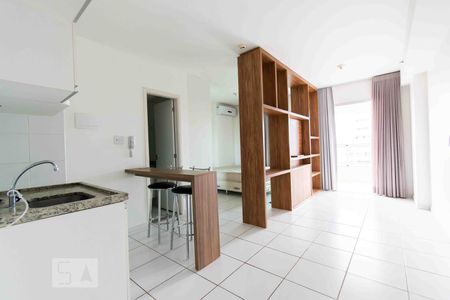 Cozinha/Sala de kitnet/studio para alugar com 1 quarto, 39m² em Sul (águas Claras), Brasília