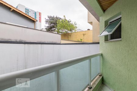 Varanda da Suite de apartamento para alugar com 3 quartos, 80m² em Jardim Santo Antônio, Santo André