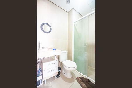 Banheiro de kitnet/studio à venda com 1 quarto, 33m² em Centro, Osasco