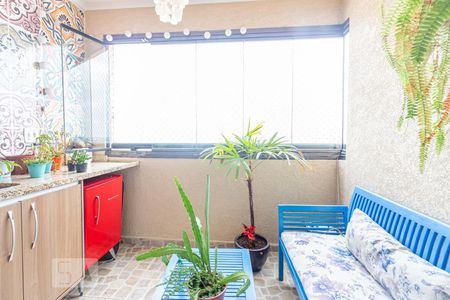 Varanda Gourmet de apartamento para alugar com 2 quartos, 62m² em Vila Yara, Osasco