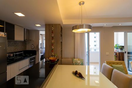 Salas e Cozinha de apartamento para alugar com 3 quartos, 81m² em Mansões Santo Antônio, Campinas