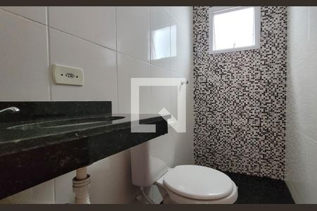 Banheiro da suíte de apartamento para alugar com 2 quartos, 107m² em Parque das Nações, Santo André