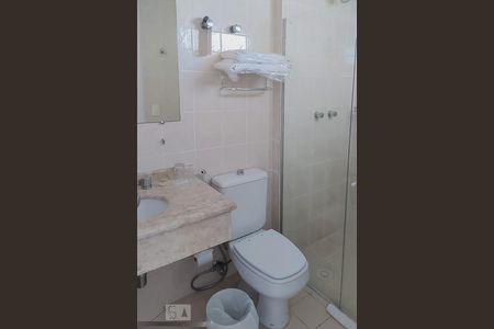 Banheiro de kitnet/studio à venda com 1 quarto, 44m² em Centro, Santo André