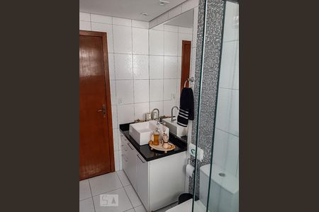 Banheiro da Suíte de apartamento à venda com 2 quartos, 79m² em Santa Maria, São Caetano do Sul