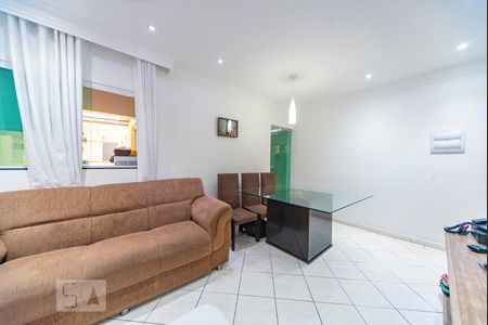 Sala de apartamento para alugar com 3 quartos, 91m² em Vila Valparaíso, Santo André