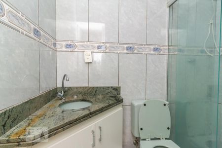 Banheiro da Suíte de apartamento à venda com 2 quartos, 70m² em Silveira, Belo Horizonte