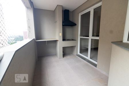 Varanda gourmet de apartamento à venda com 3 quartos, 110m² em Vila Valparaíso, Santo André