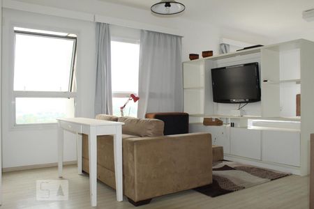 Sala de apartamento para alugar com 1 quarto, 37m² em Melville Empresarial Ii, Barueri