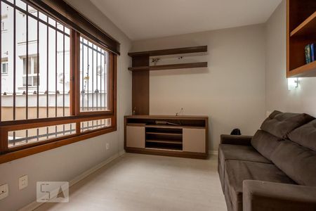Sala de Estar de apartamento à venda com 2 quartos, 92m² em Petrópolis, Porto Alegre