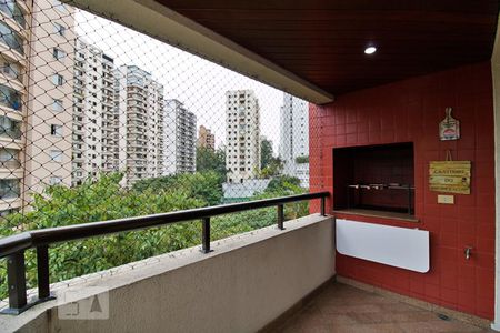 Varanda da Sala de apartamento à venda com 3 quartos, 100m² em Vila Andrade, São Paulo