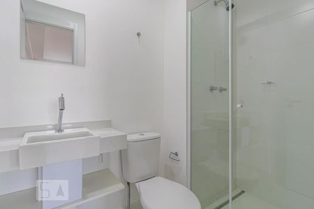 Banheiro Social de apartamento para alugar com 1 quarto, 59m² em Alphaville Empresarial, Barueri