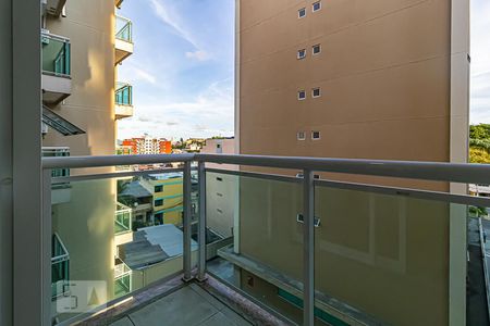 Varanda da Sala de apartamento para alugar com 1 quarto, 38m² em Taquara, Rio de Janeiro