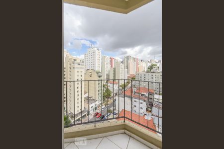 Varanda de apartamento para alugar com 1 quarto, 33m² em Bela Vista, São Paulo