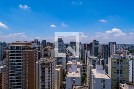 Vista da Varanda de apartamento à venda com 2 quartos, 100m² em Paraíso, São Paulo