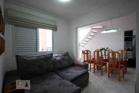 Sala de TV de apartamento à venda com 3 quartos, 105m² em Vila Osasco, Osasco