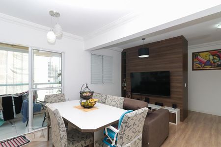 Sala de Estar/Jantar de apartamento à venda com 2 quartos, 55m² em Padroeira, Osasco