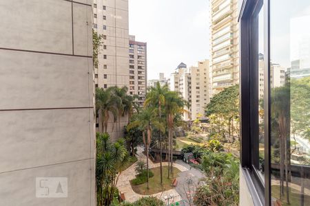 Sala - vista de apartamento para alugar com 1 quarto, 50m² em Jardim Paulistano, São Paulo