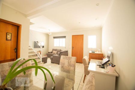 sala de casa de condomínio para alugar com 3 quartos, 129m² em Jardim Novo Campos Elíseos, Campinas