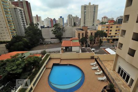 Vista da Sacada de apartamento à venda com 1 quarto, 44m² em Centro, Santo André