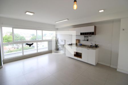 Sala / Cozinha de apartamento para alugar com 1 quarto, 40m² em Jardim Paraíso, São Paulo