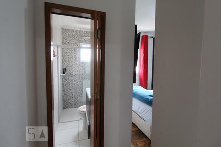 Suíte 1 de apartamento à venda com 2 quartos, 48m² em Vila Guaraciaba, Santo André