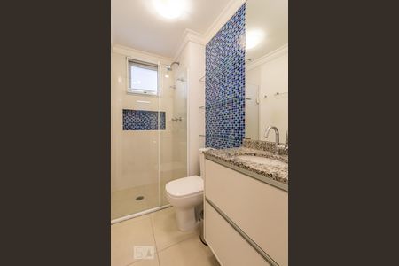 Banheiro Social de apartamento para alugar com 2 quartos, 65m² em Alphaville Empresarial, Barueri