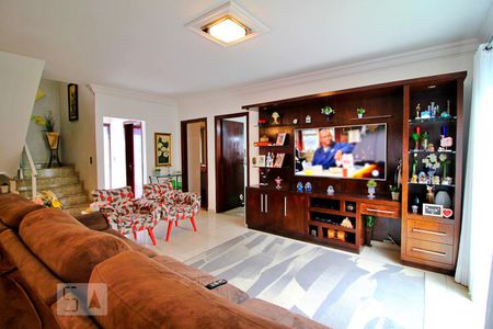 Sala de casa à venda com 4 quartos, 400m² em Vila Homero Thon, Santo André
