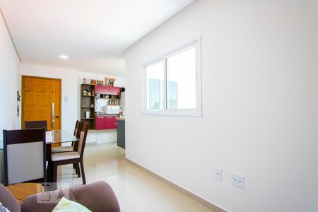 Sala de apartamento para alugar com 2 quartos, 88m² em Vila Valparaíso, Santo André
