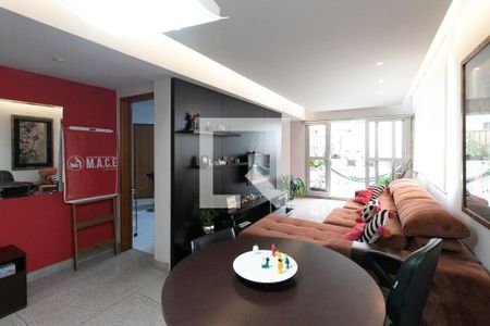 Sala de apartamento para alugar com 4 quartos, 136m² em Serra, Belo Horizonte