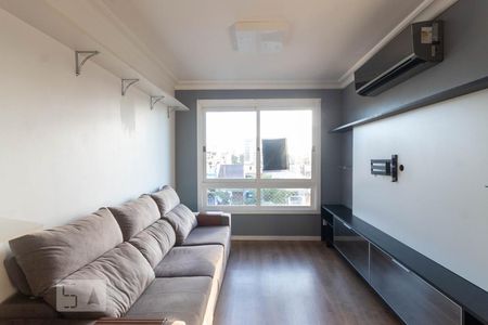 Sala de Estar de apartamento à venda com 2 quartos, 73m² em Santa Cecília, Porto Alegre