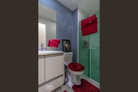 Banheiro Social de apartamento para alugar com 2 quartos, 62m² em Tamboré, Barueri