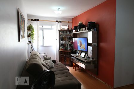Sala de apartamento à venda com 2 quartos, 51m² em Vila Lutécia, Santo André