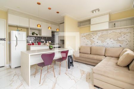 Sala - Cozinha de apartamento à venda com 1 quarto, 35m² em Cambuci, São Paulo