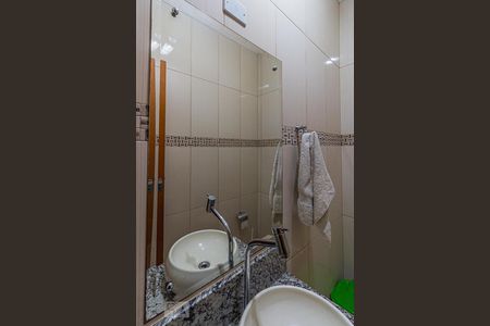 Lavabo - Espelho de casa à venda com 2 quartos, 96m² em Vila Valparaíso, Santo André