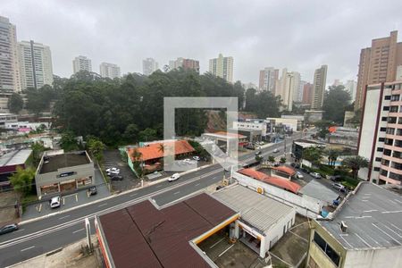 Vista da Sacada de kitnet/studio à venda com 1 quarto, 40m² em Vila Andrade, São Paulo