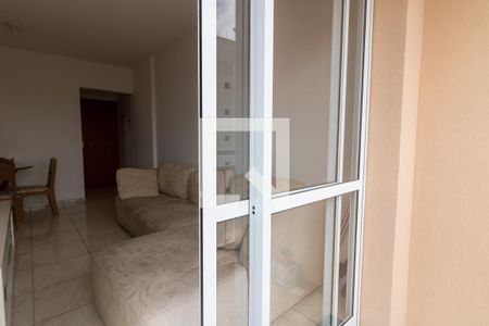 Varanda da Sala de apartamento à venda com 2 quartos, 59m² em Vila Valparaíso, Santo André