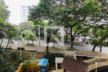 Vista da sala de apartamento à venda com 1 quarto, 57m² em Jardim Itu, Porto Alegre