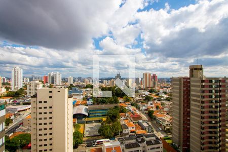 Vista da varanda de kitnet/studio à venda com 1 quarto, 44m² em Centro, Santo André
