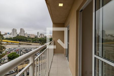 Varanda da Sala e do Quarto de apartamento para alugar com 1 quarto, 29m² em Cambuci, São Paulo